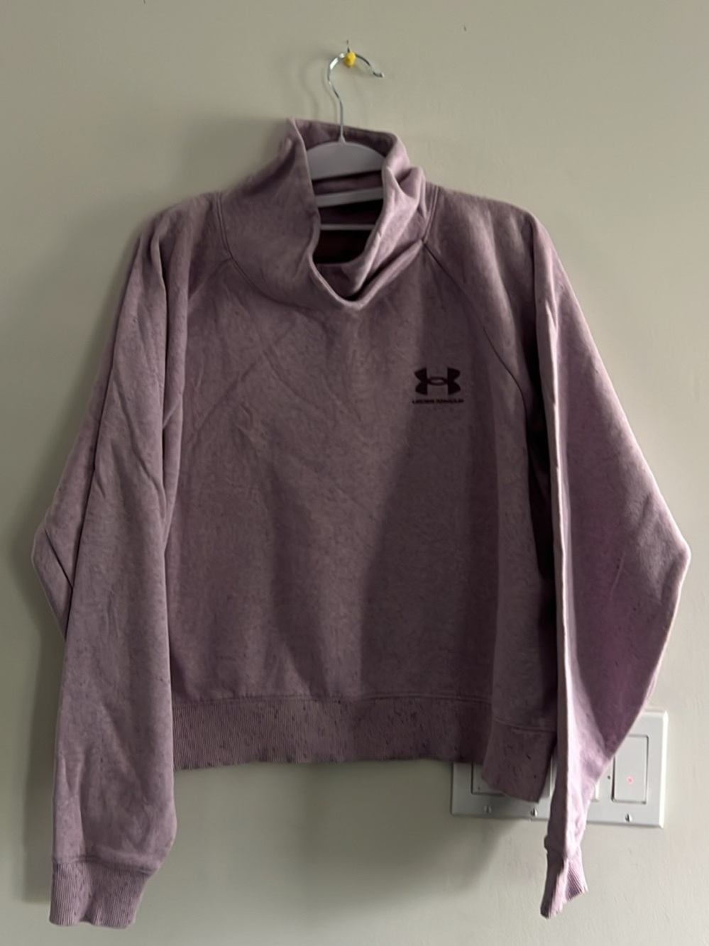 LG Soft Mauve Fleece-Lined Pullover